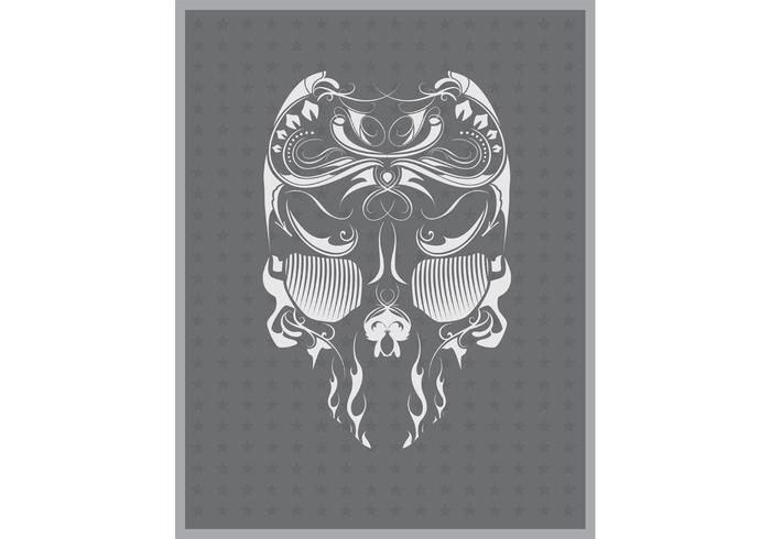 Free Vector Skull Flourish Mexican Touch Free Vector Skull Flourish Mexican Touch