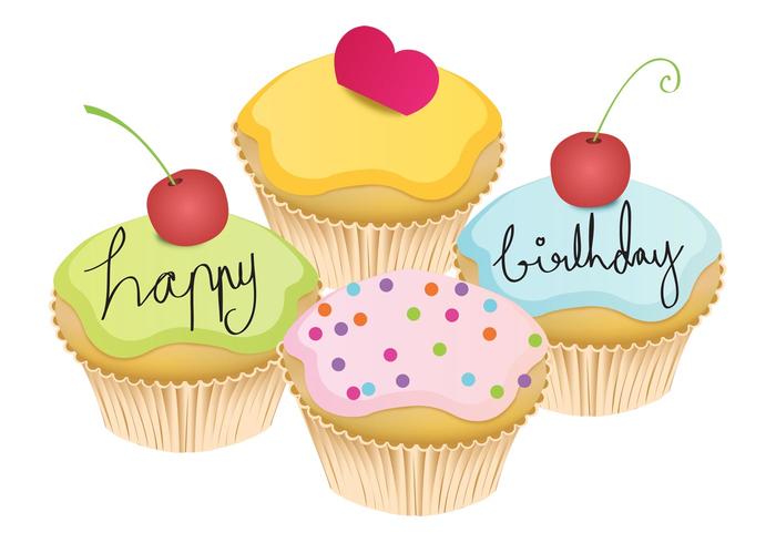 May Cupcake Vectors