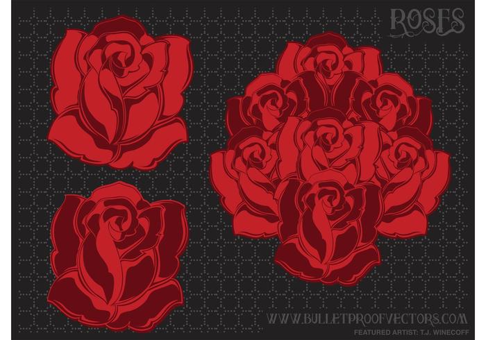 Flower Vector Roses Pack Flower Vector Roses Pack