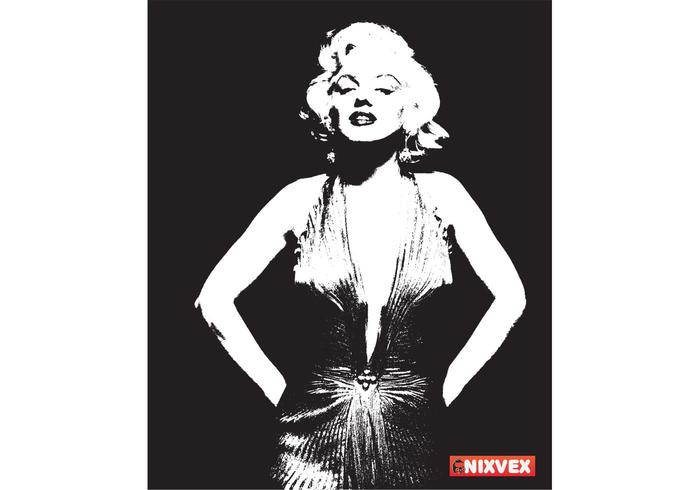 NixVex Free Marilyn Monroe Vector NixVex Free Marilyn Monroe Vector