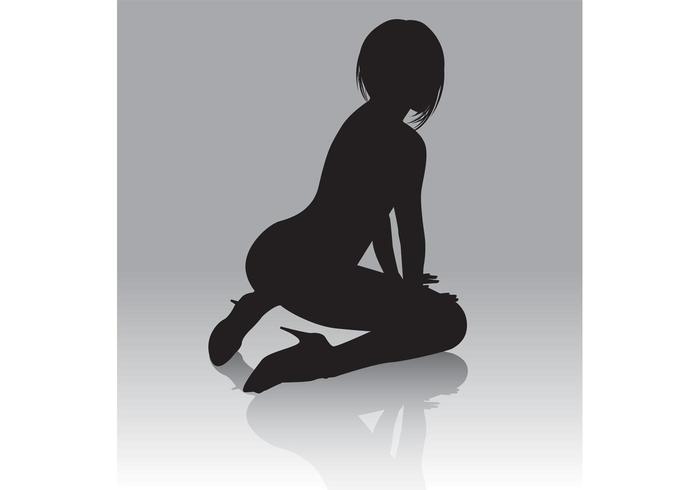 Sexy Vector Stock Silhouette Sexy Vector Stock Silhouette
