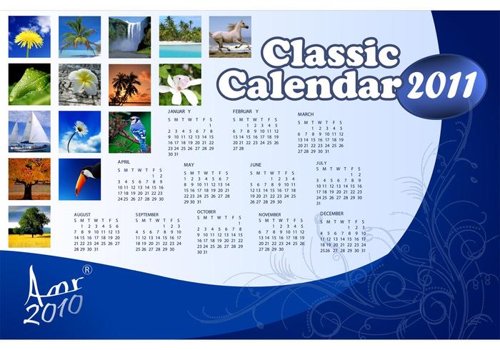 Classic Calendar for 2011 Classic Calendar for 2011