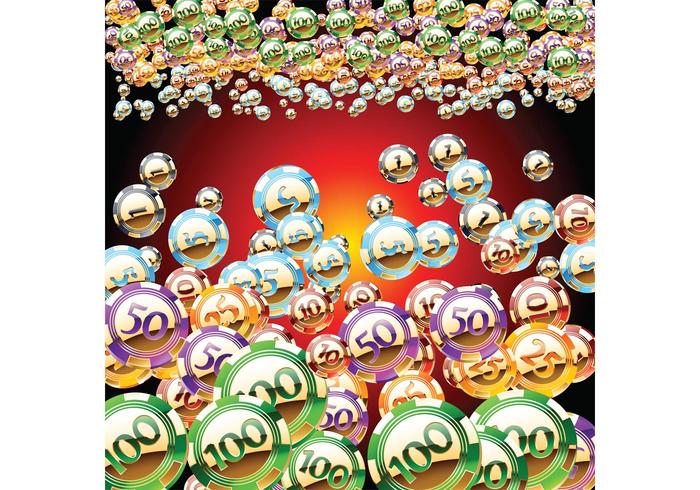 Free set of vector Golden an shiny casino chips Free set of vector Golden an shiny casino chips