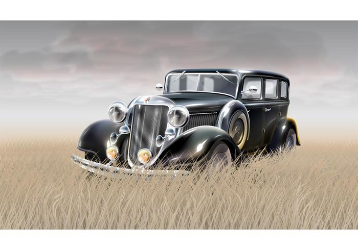 Free vector Old styled car Free vector Old styled car