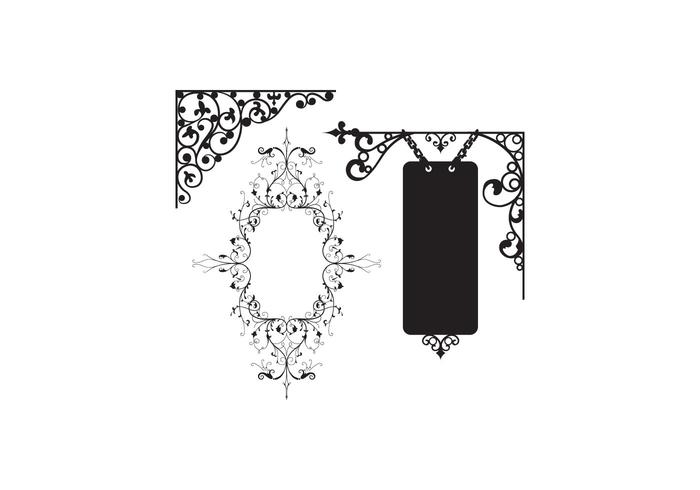 Flowers and wrought iron Flowers and wrought iron
