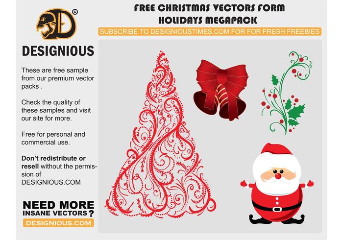 Vector christmas elements Vector christmas elements