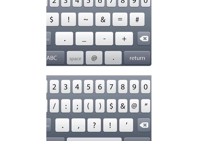 Vector iPhone Elements & Buttons Vector iPhone Elements & Buttons