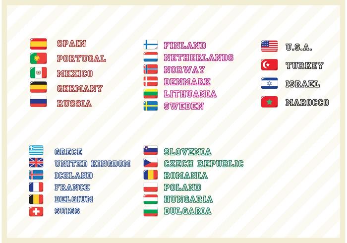 Basic Flags Icons Basic Flags Icons