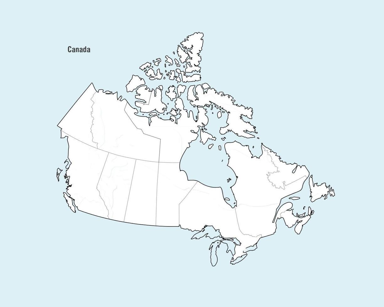 Canada Map Vector - Download Free Vectors, Clipart Graphics & Vector Art