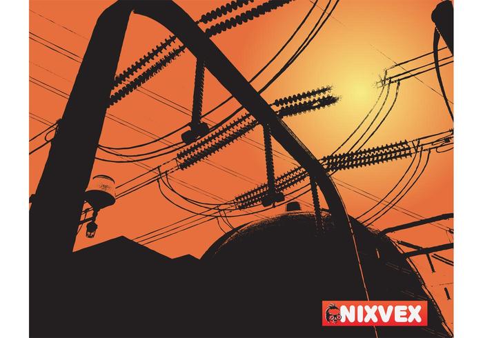 NixVex "Atomic Power Station" Free Vector Image NixVex "Atomic Power Station" Free Vector Image