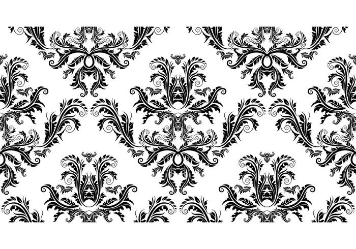 Free Damask Seamless Pattern Free Damask Seamless Pattern