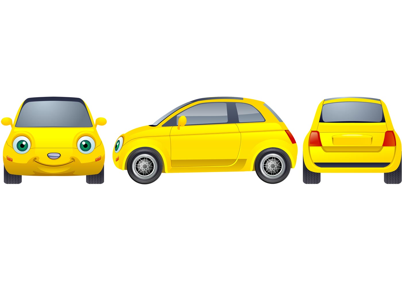 Yellow Car Download Free Vector Art, Stock Graphics & Images
