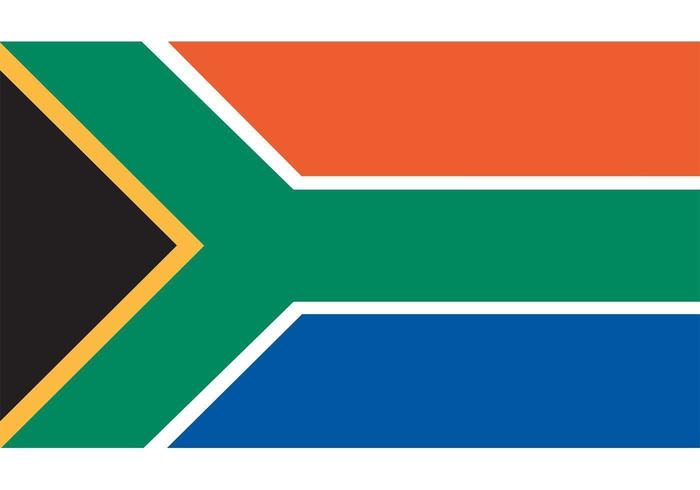 South African Flag Vector