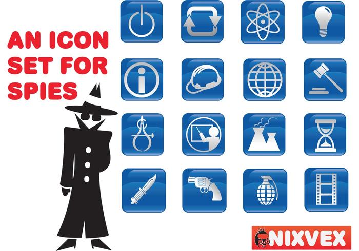 NixVex Icons for Spies Free Vectors NixVex Icons for Spies Free Vectors