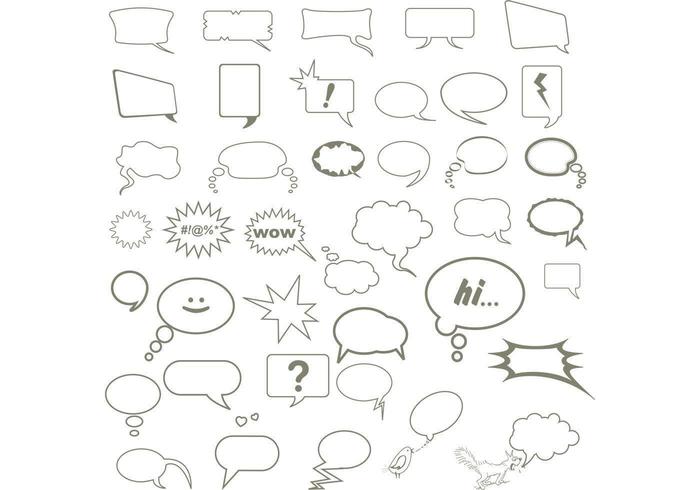 Speech Bubble Vectors