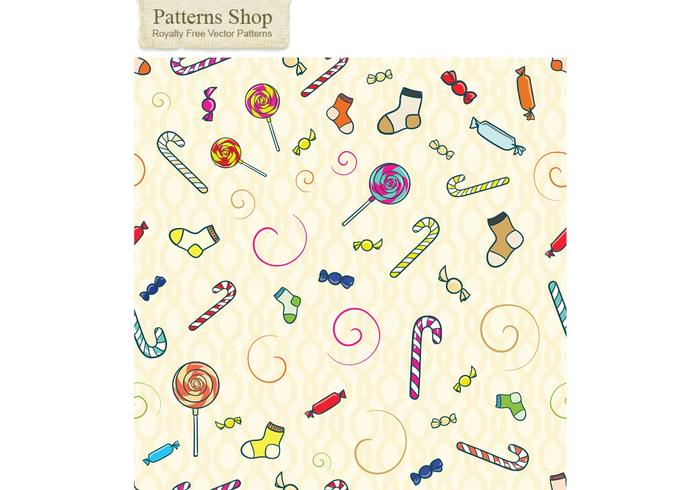 Free vector candy seamless pattern Free vector candy seamless pattern