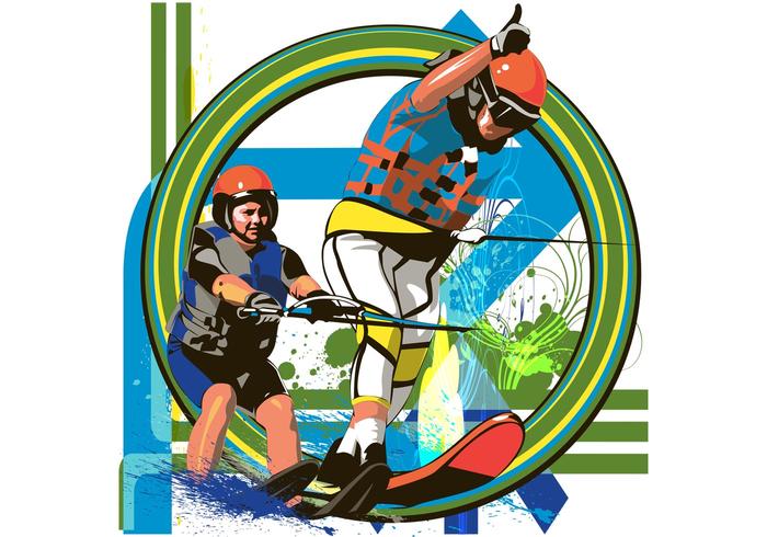 Water Skiiers Water Skiiers