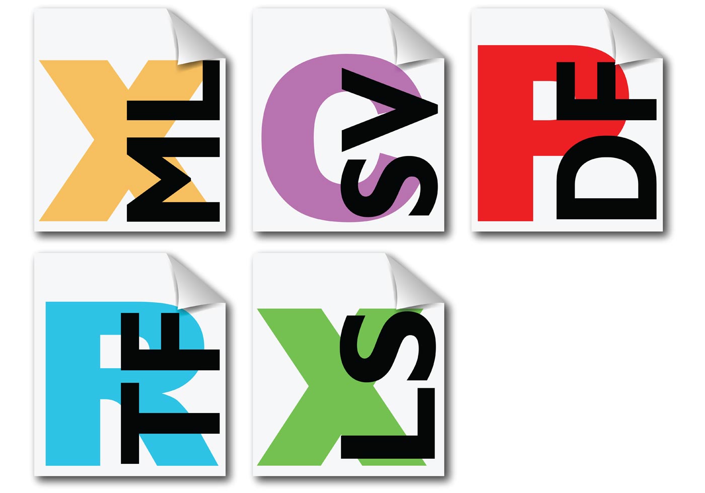 Download File Extension Icons - Download Free Vector Art, Stock ...