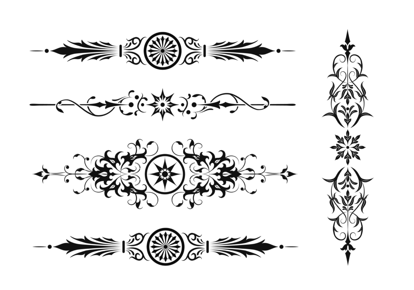 Art Nouveau Border Vector 11699 Vector Art At Vecteezy