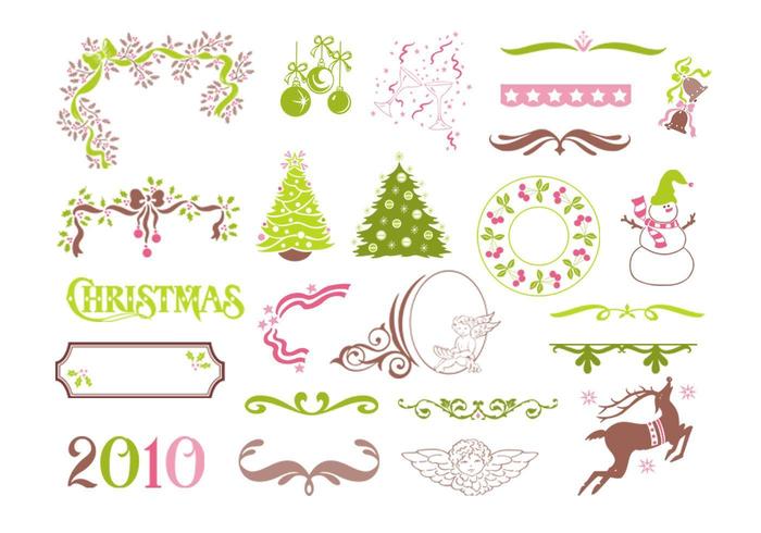 Christmas Vector Elements Pack 