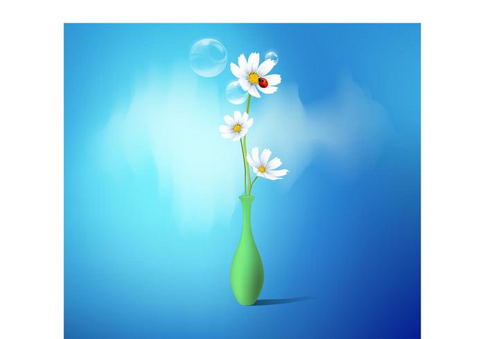 Flower Vector In Vase