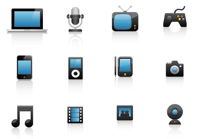 Media Pack Vector Icono