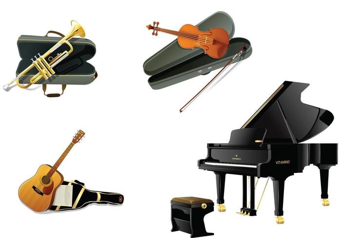Realistic Instruments Vector Pack