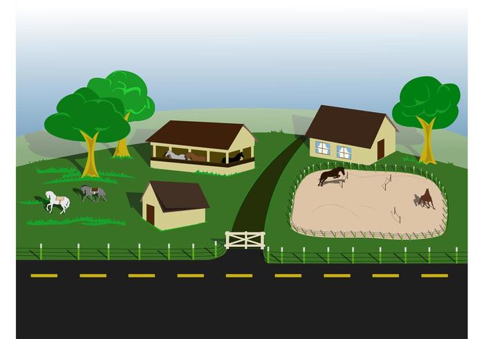 Horse farm Horse farm