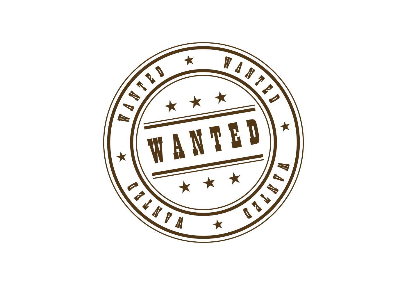 Wanted Stamp - Download Free Vector Art, Stock Graphics & Images