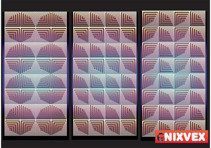 NixVex "OpArt Tiles" Free Vector NixVex "OpArt Tiles" Free Vector