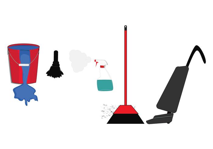 House Work(cleaning supplies) Vectors House Work(cleaning supplies) Vectors