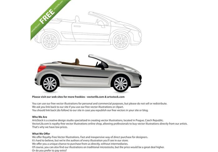 Convertible. Cabriolet Car. Convertible. Cabriolet Car.
