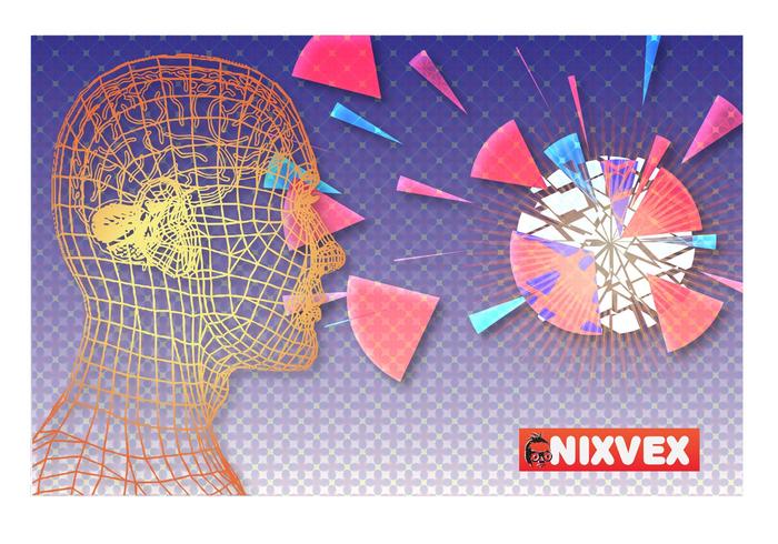 Nixvex "WireFrame Head" Free Vector Nixvex "WireFrame Head" Free Vector