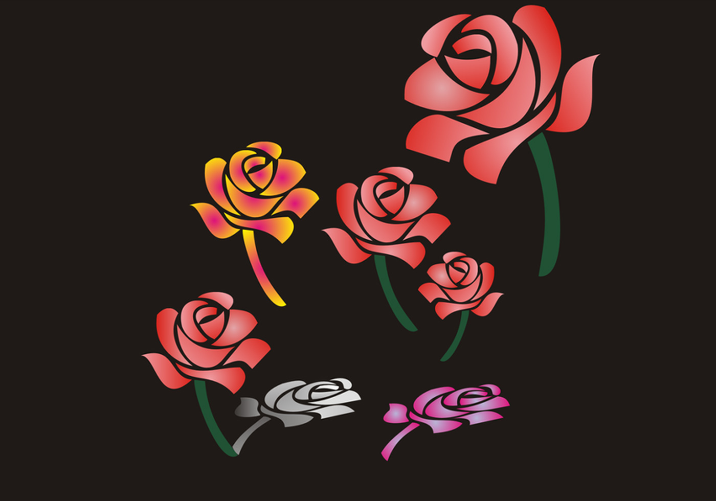 Roses - Download Free Vector Art, Stock Graphics & Images