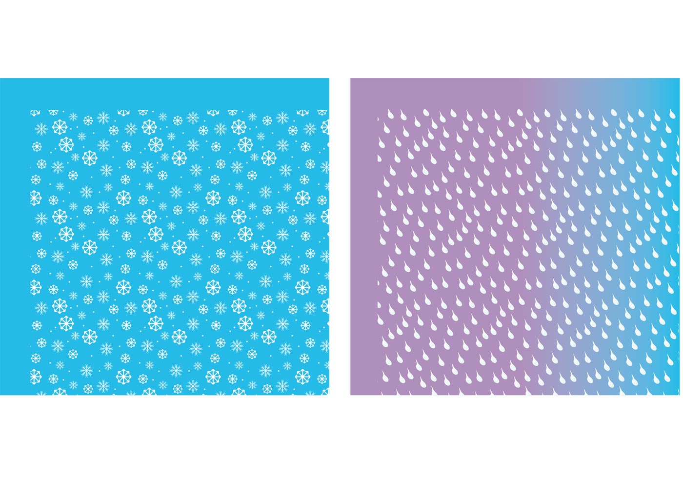 Snow flakes and rain drops Download Free Vector Art, Stock Graphics & Images