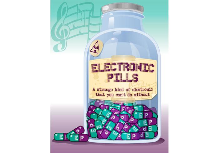 Electronic pills bottle Electronic pills bottle