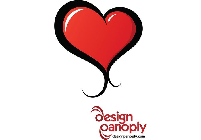 Illustrated Vector Heart Illustrated Vector Heart