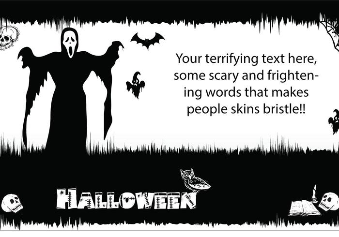 Halloween - Scary Postcard Halloween - Scary Postcard