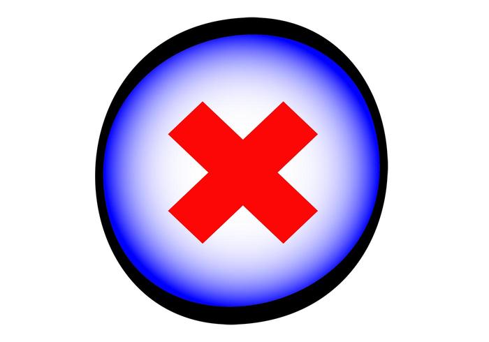 Blue Delete Button Blue Delete Button