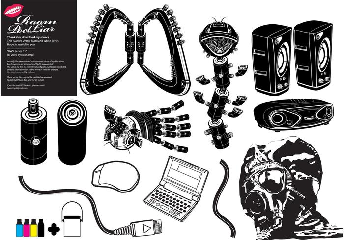 Free Black White Vector # 1 Free Black White Vector # 1