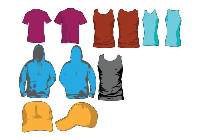 Clothing templates pack Clothing templates pack