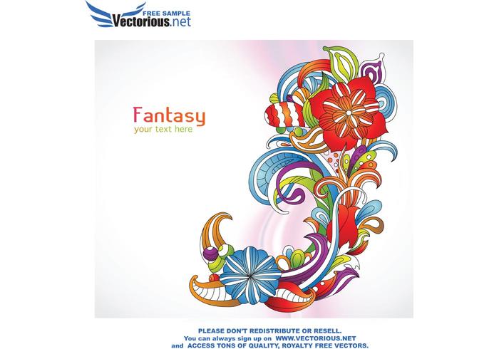free vector colorful floral background free vector colorful floral background