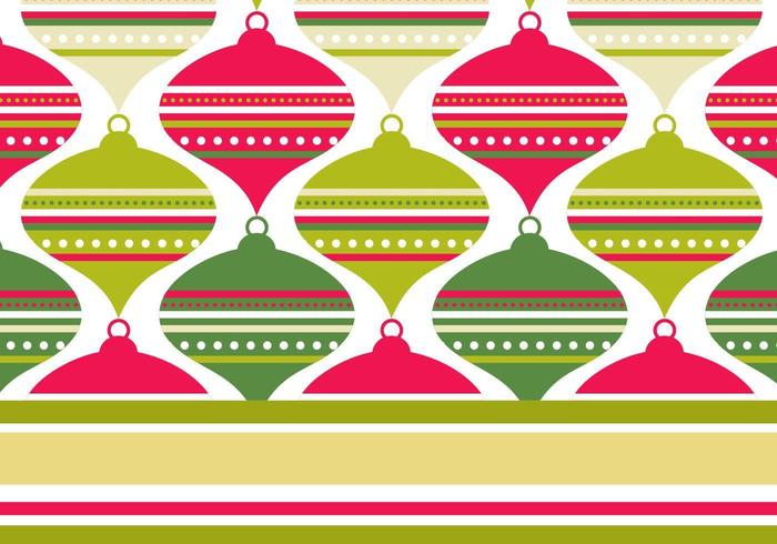Retro Red and Green Illustrator Pattern & Wallpaper Pack vector