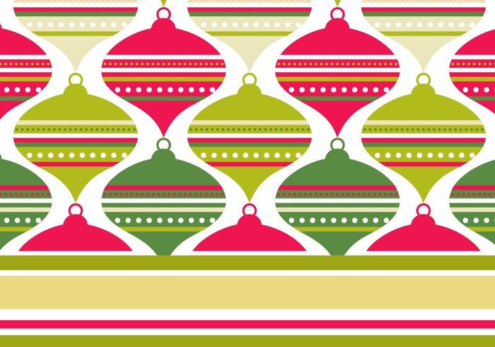 Retro Red and Green Illustrator Pattern & Wallpaper Pack vector