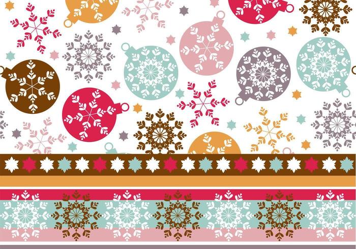 Snowflake Ornament Wallpaper & Illustrator Pattern vector