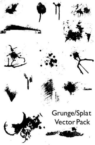 Grunge/Splat Vector Pack Grunge/Splat Vector Pack