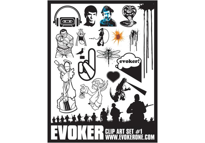Évocateur Clip Art Set 1 Évocateur Clip Art Set 1