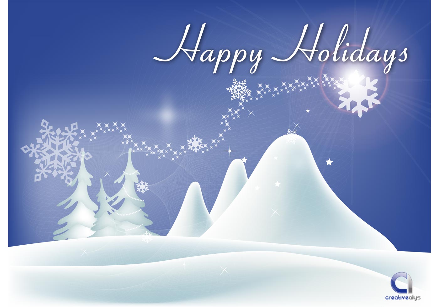 Vector Happy Holidays Wallpaper - Download Free Vector Art, Stock