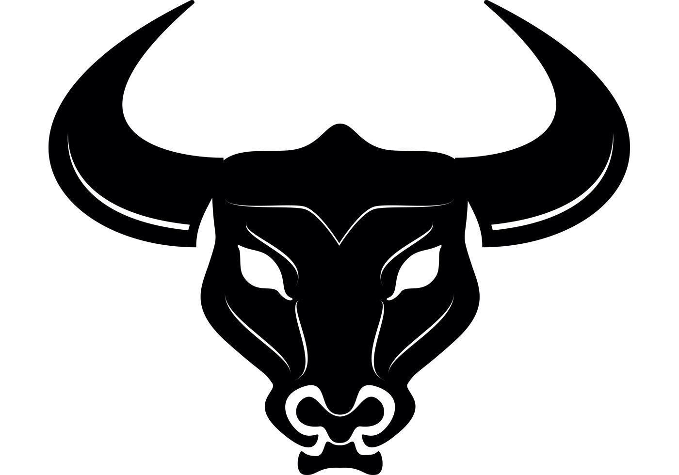 Download Bull Head Vector - Download Free Vector Art, Stock ...