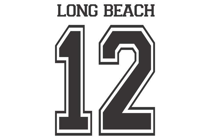Long Beach 12 Vector Basketball Style Long Beach 12 Vector Basketball Style